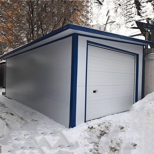 Гараж из сэндвич-панелей 4*6*3